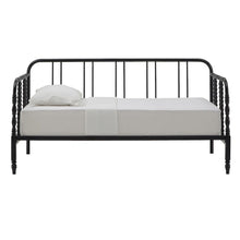 Black Finish Metal Spool Daybed