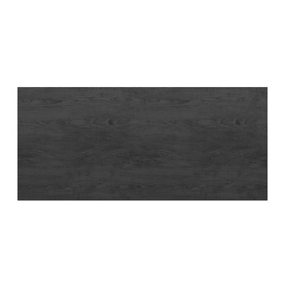 Black Finish 33"W Bookcase
