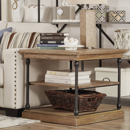 Brown Finish End Table
