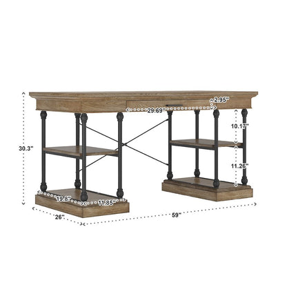 Brown Finish Desk