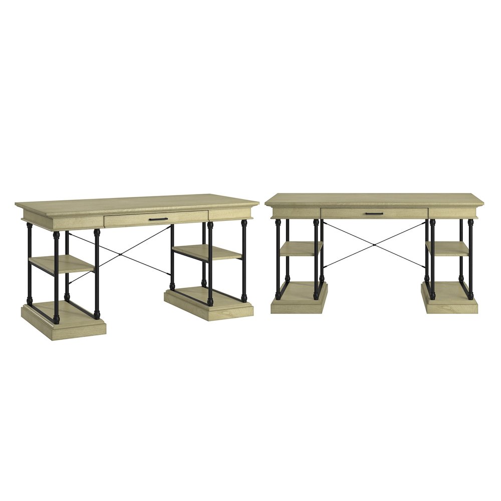Ivory White Finish Desk