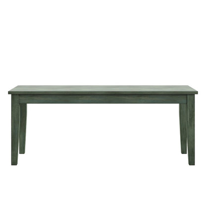 Antique Sage Finish 48"W Bench