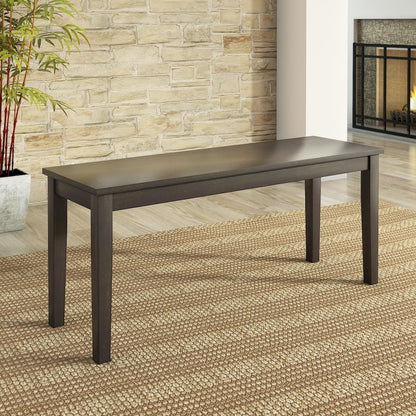 Antique Black Finish 48"W Bench