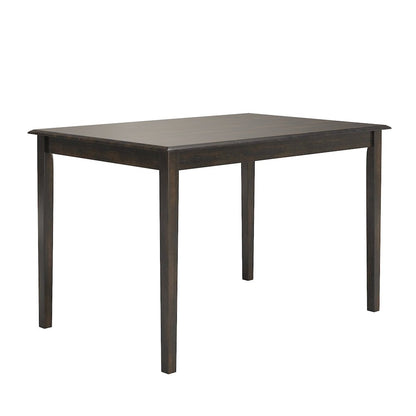 Antique Black Finish 48" Dining Table