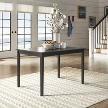 Antique Black Finish 48" Dining Table
