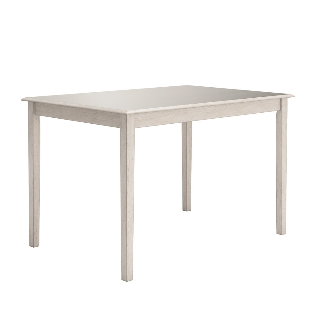 Antique White Finish 48" Dining Table