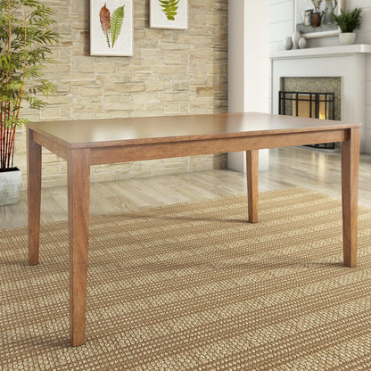 Oak Finish 60" Dining Table