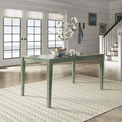 Antique Sage Finish 60" Dining Table