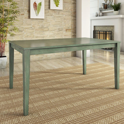 Antique Sage Finish 60" Dining Table