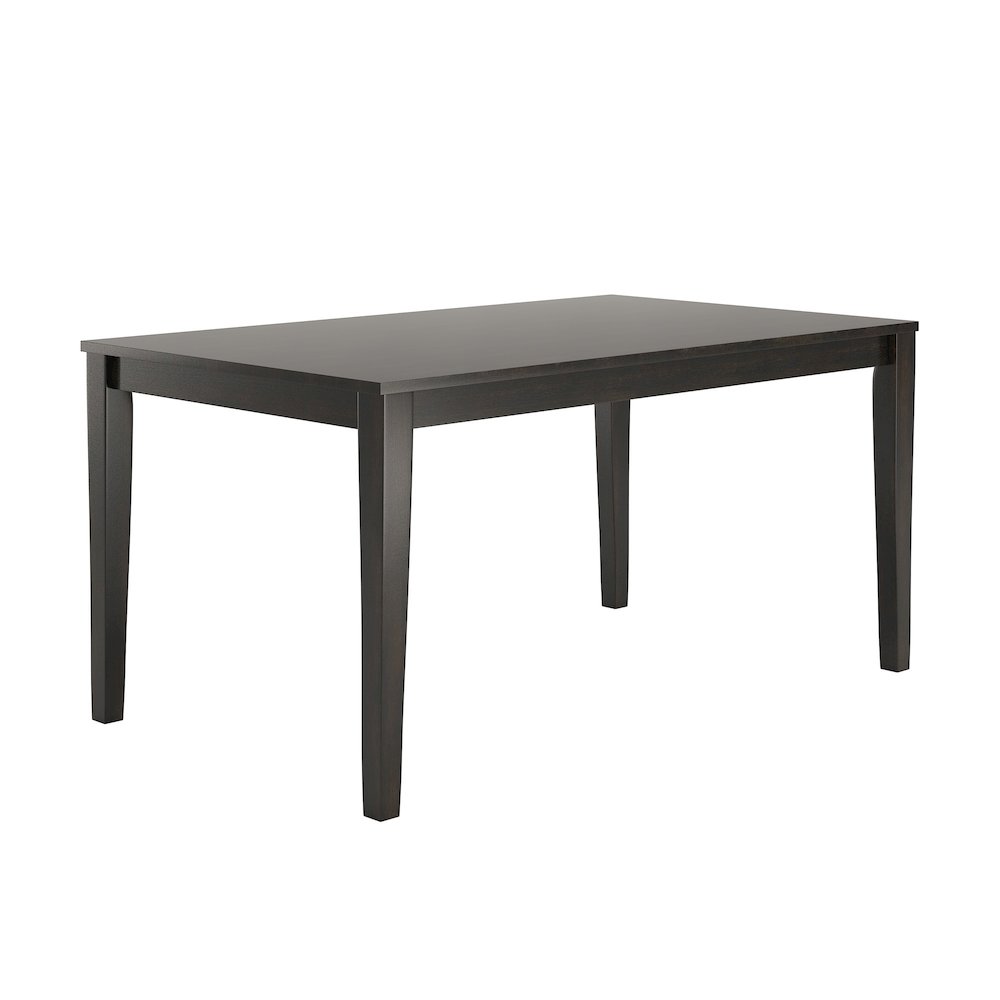 Antique Black Finish 60" Dining Table