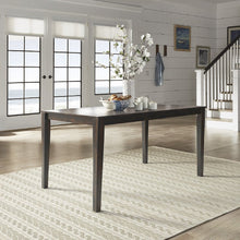 Antique Black Finish 60" Dining Table