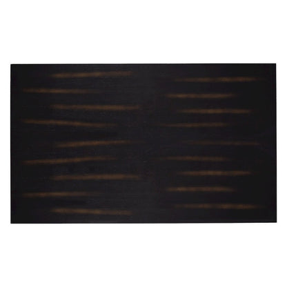 Antique Black Finish 60" Dining Table
