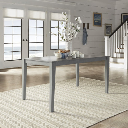 Antique Grey Finish 60" Dining Table