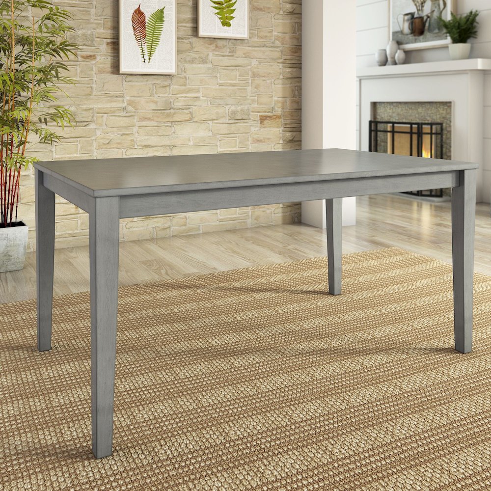 Antique Grey Finish 60" Dining Table