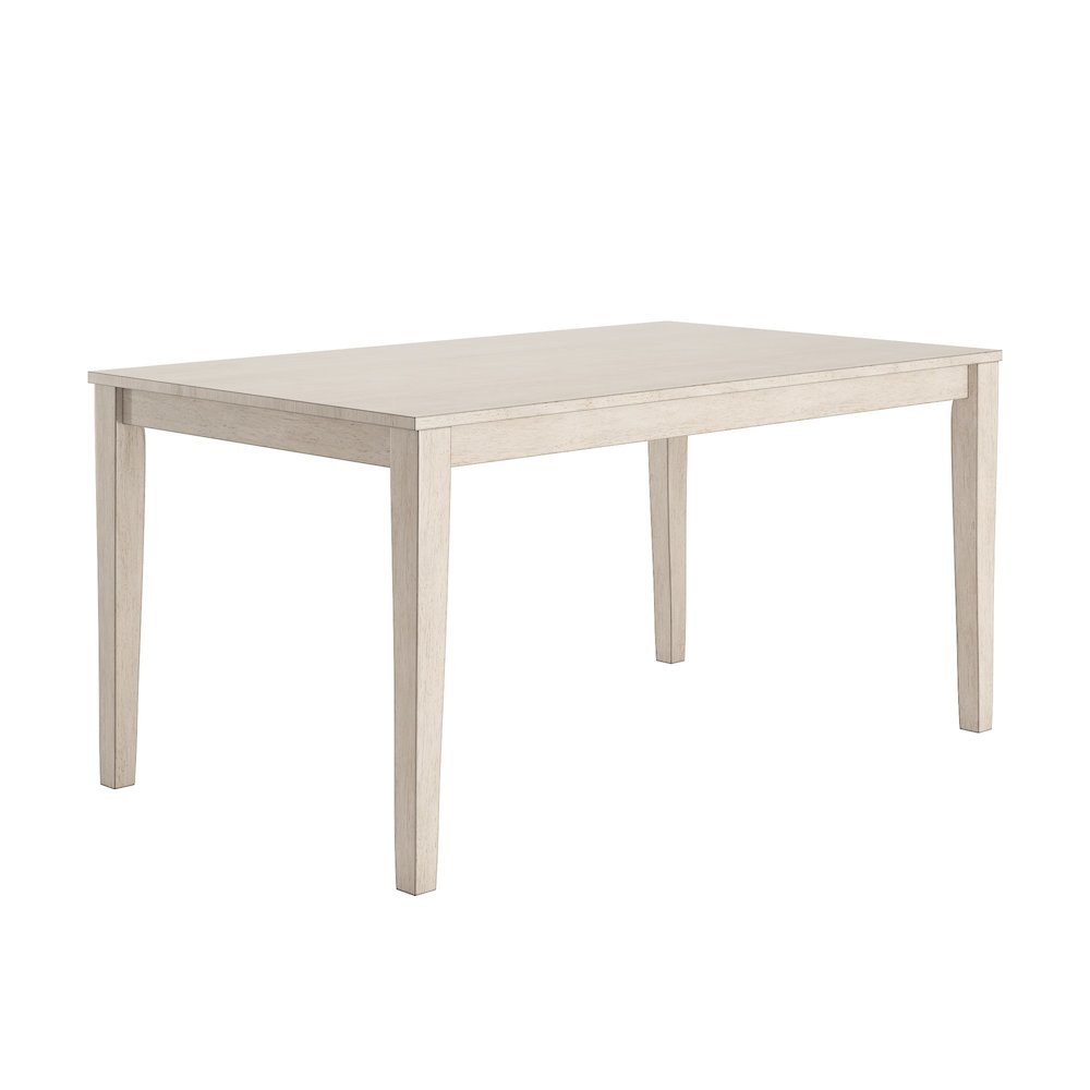 Antique White Finish 60" Dining Table