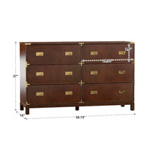 Traditional Wood Dresser - Espresso