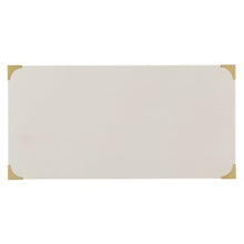 Glam Wood Dresser - White