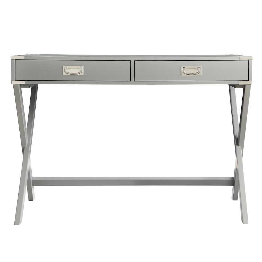 Frost Grey Finish X-Base Box Desk