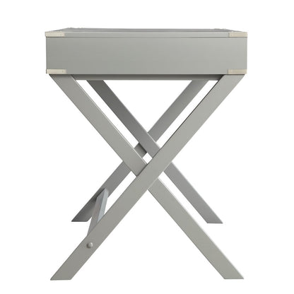 Frost Grey Finish X-Base Box Desk