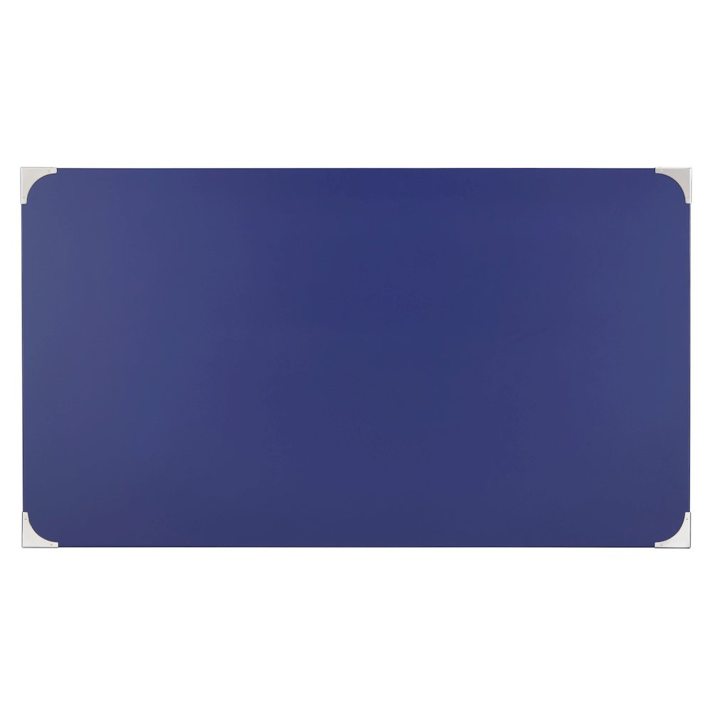 Twilight Blue Finish X-Base Box Desk