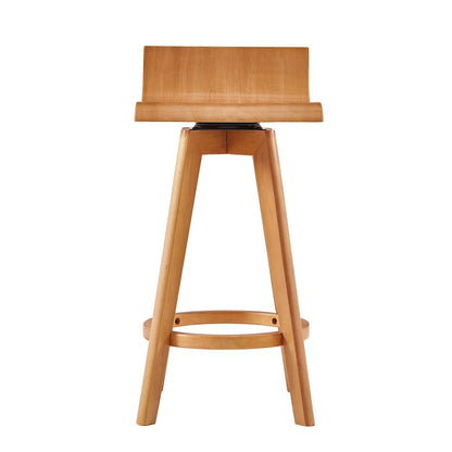 Set of 2, Nature Finish Counter Height Chair