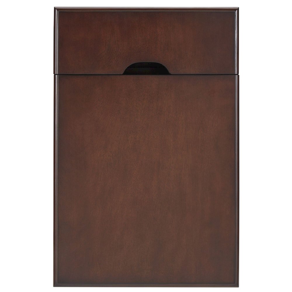 Espresso Finish End Table With Power Outlet