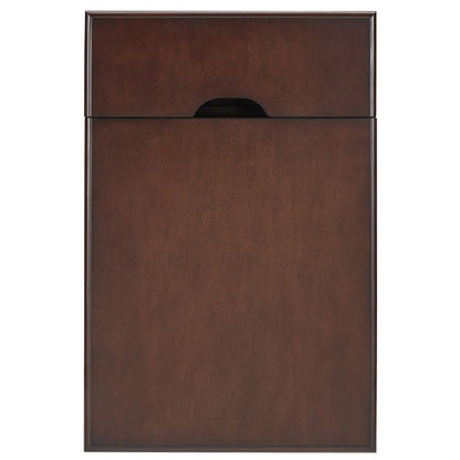 Espresso Finish End Table With Power Outlet