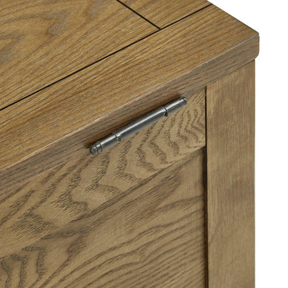 Trunk Square Coffee Table With Iron Casters