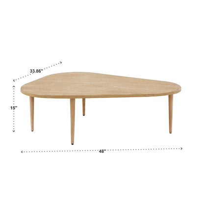 Natural Finish Nesting Coffee Table