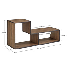 Industrial Metal TV Stand - Natural / Silver