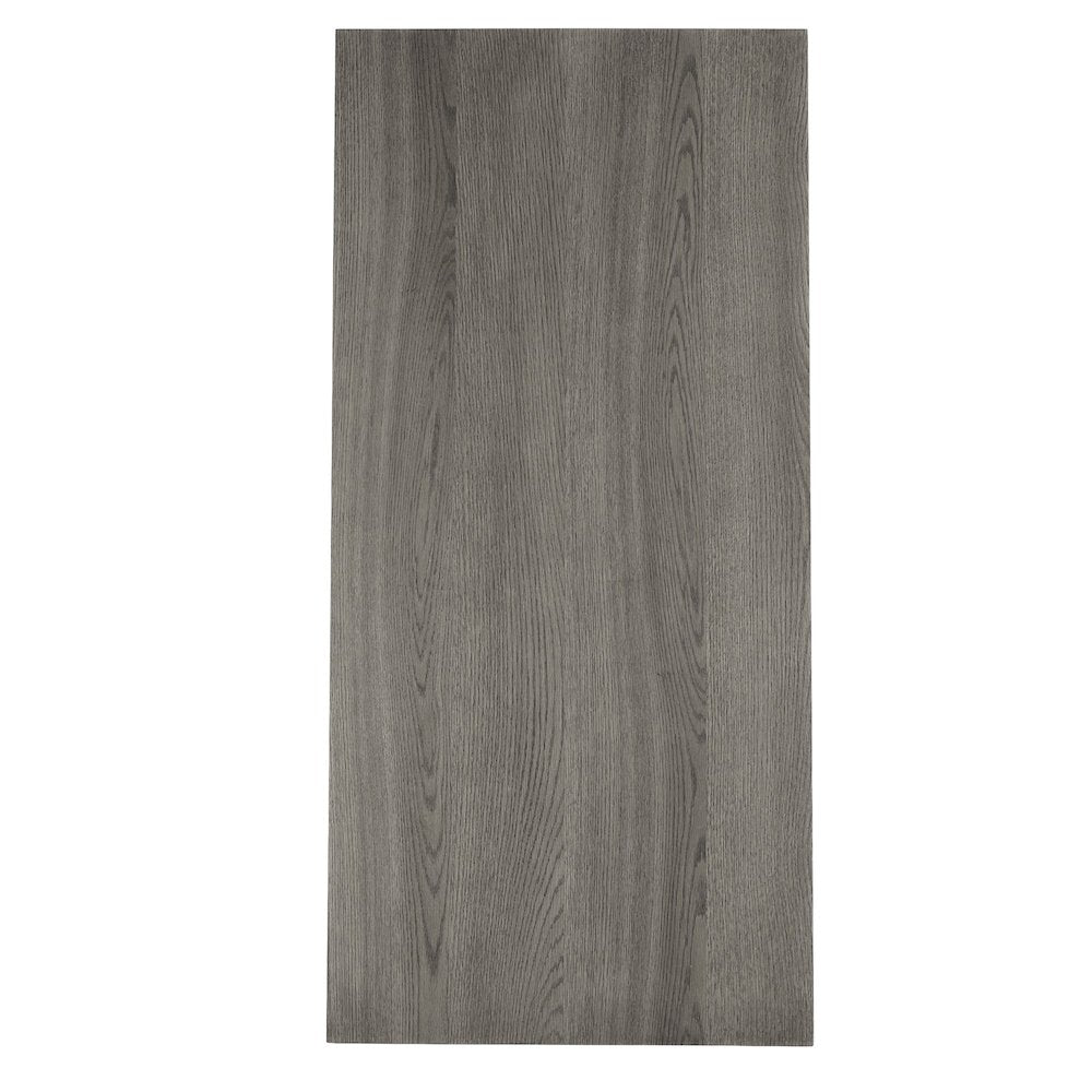 Grey Finish Coffee Table With 2 Drawers
