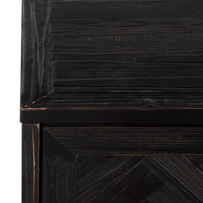 Goram 2-Cabinet 1-Drawer Reclaimed Fir Fireplace