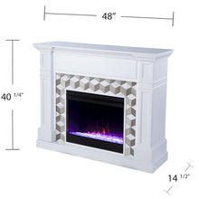 Darvingmore Marble Fireplace Set - White