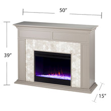 Torlington Marble Fireplace Grey Set - Grey
