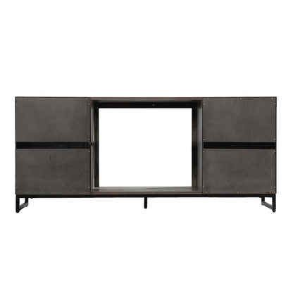Akehurst Fireplace Set - Grey