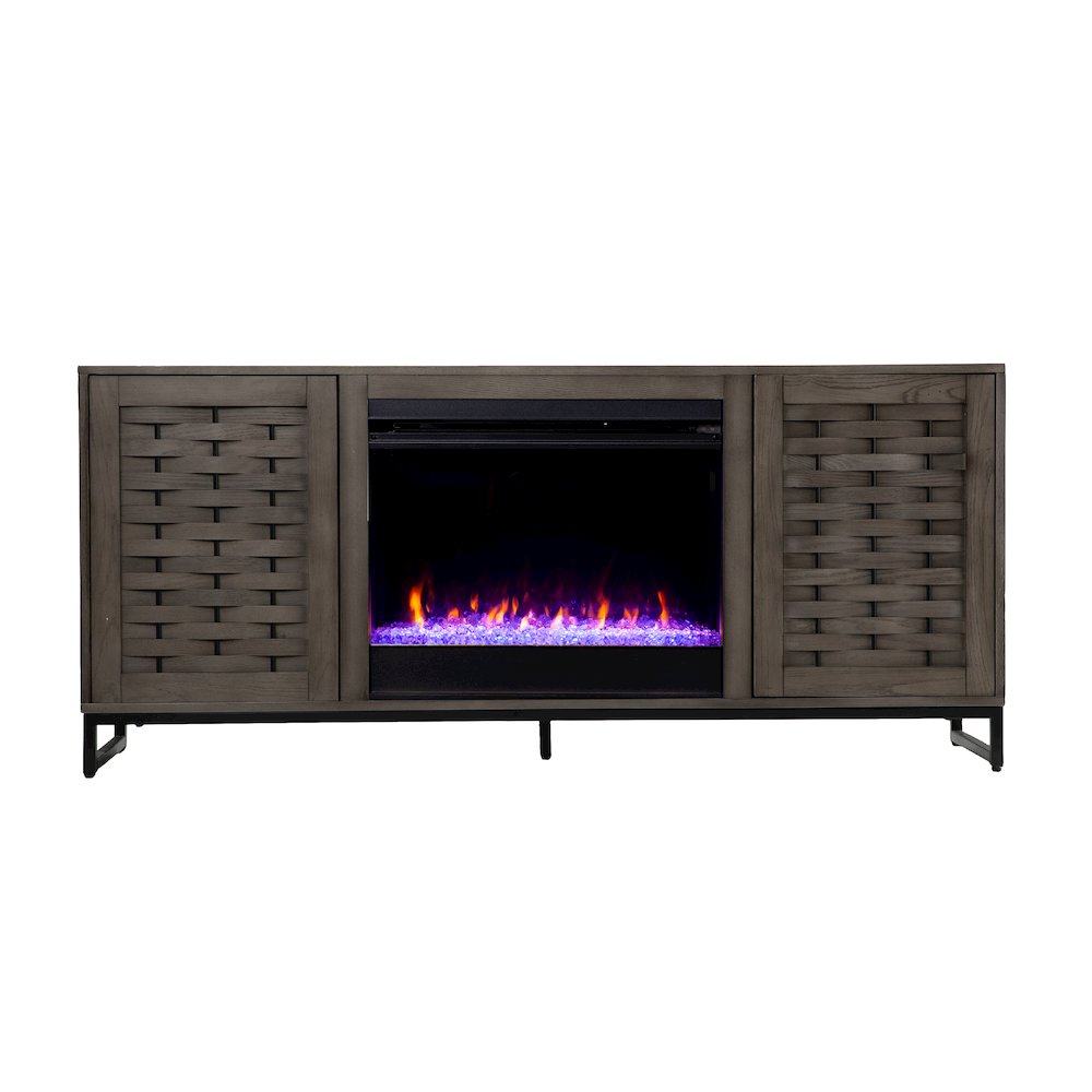 Akehurst Fireplace Set - Grey