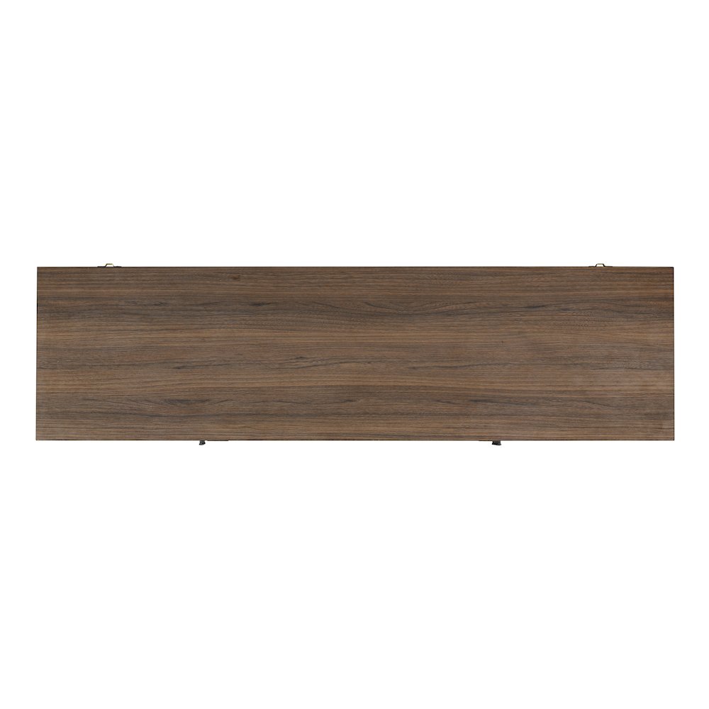 Elle 2 Door Fireplace Set - Walnut
