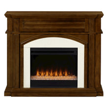 Jane Wooden Fireplace Set - Walnut
