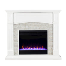 Seneca Fireplace Set - White