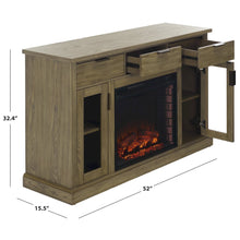 Bob 3 Draw Fireplace Set - Natural