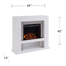 Lirrington Stainless Fireplace Set - White