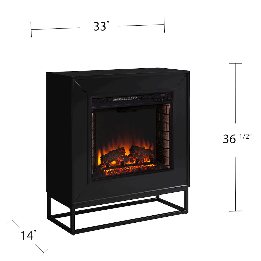 Fireplace Set - Black