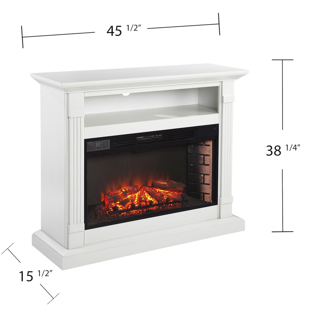Willarton Fireplace Set - Grey
