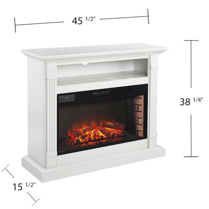 Willarton Fireplace Set - Grey
