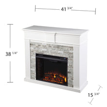 Bondale Fireplace Set - White