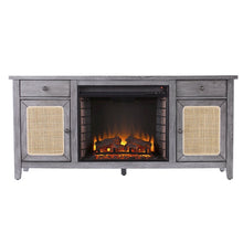 Edderton Fireplace Set - Grey