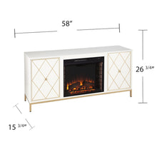 Marradi Fireplace Set - White
