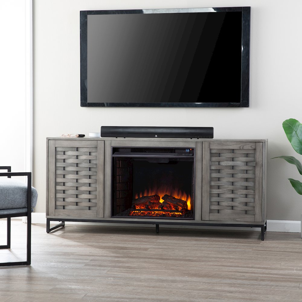 Akehurst Fireplace Set - Grey