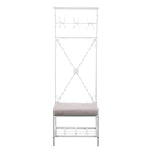 Dovanti Entryway Hall Tree Bench with Storage - Distressed
