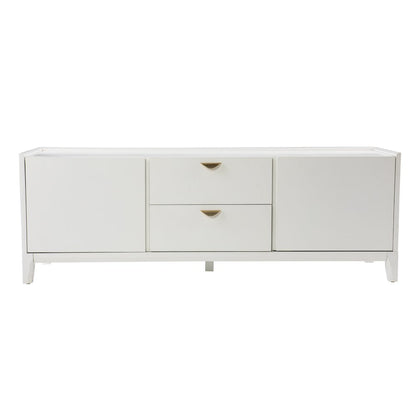 Crayneland Storage Media Cabinet in White Color